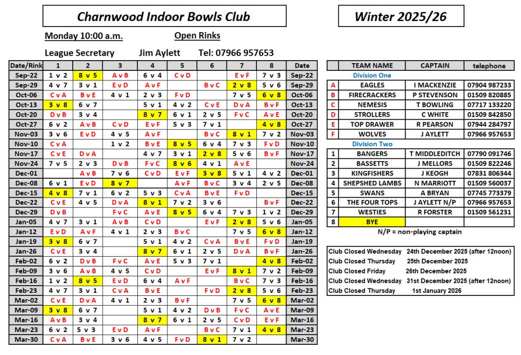 P L01 2025 26 WinterMonday10 12 OpenRinks 14Teams 2Divs
